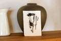 Sumi-e Inspired Floral - Original Ink Drawing A6