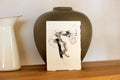 Sumi-e Inspired Floral - Original Ink Drawing A6